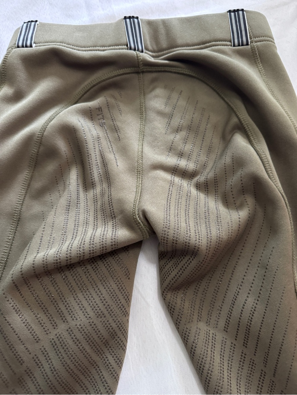 Olive Green Performance Riding Leggings - Picture 7 of 7